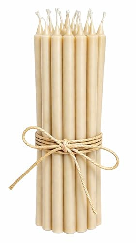 12er Pack dünne Stabkerzen H:20 cm Ø:1,3 cm div. Farben Brenndauer 2,5 Stunden;Graunatur