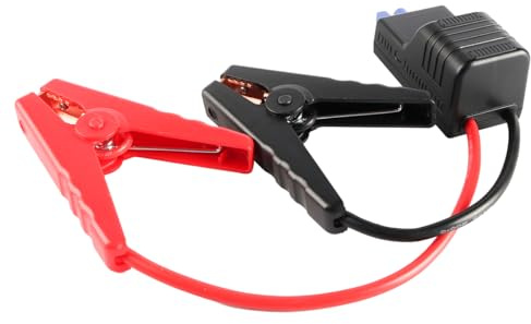 DollaTek Démarreur de batterie avec pinces intelligentes, pince anti-retour, pince d'affichage numérique, pince d'appoint avec module de prévention de charge inverse pour démarreur de batterie 12V