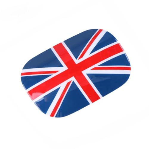 For Mini Countryman F60 Car Fuel Tank Sticker Petrol Gas Cap Cover Stickers Decal Protector Decoration Accessories(Red Union Jack)