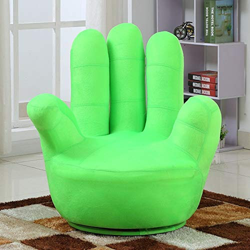 Drehbarer Lazy Einzelfingerstuhl für Erwachsene (transparent)