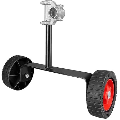 Ruedas de Comedor de malezas: Kit de Rueda de Recortes de Cuerda, Ruedas de malezas de Hierba de Servicio Pesado, Accesorio de cortacésped | Ruedas de Soporte de Alta Resistencia con Altura