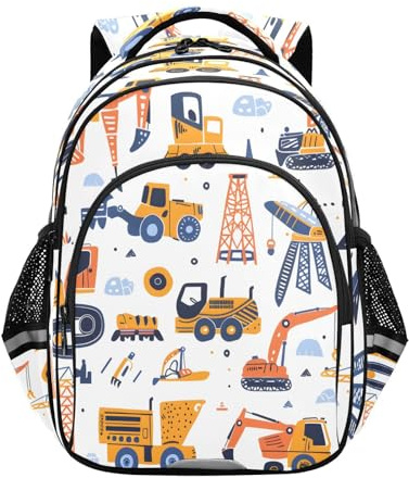 ISAOA Zaino per bambini per bambini in età prescolare o asilo, attrezzature da costruzione 3-8 anni, Multi, M