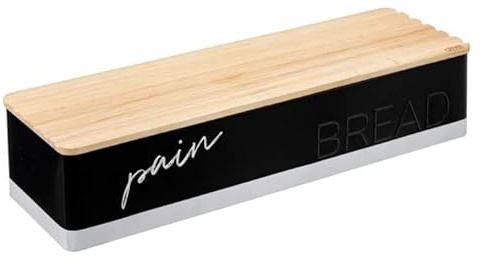 Paris Prix FIVE Simply Smart - Boîte à Baguette Color Edition 40cm Noir