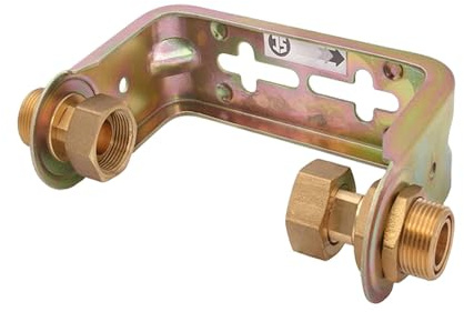 JS Wasserzähler-Bügel 1/2 x 1/2 Zoll, für Einstrahlzähler mit Baulänge 110 mm, nicht verstellbar, verzinkt