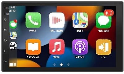 Navigation GPS pour camions Système de Navigation Android 15 pour Voiture Compatible CarPlay et Bluetooth Compatible avec pour Navara