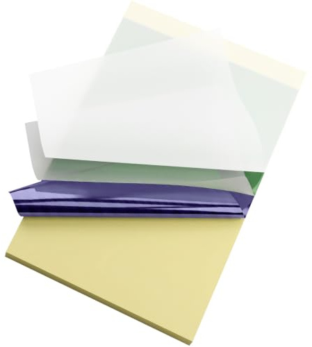 Limiebllu 24 Sheets A4 Tattoo Transfer Paper, 4-Layer Thermal Stencil Paper | 4-layer A4 stencil sheets for tattoo transfers, thermal printers or DIY hand tracing; suitable for artists and beginners