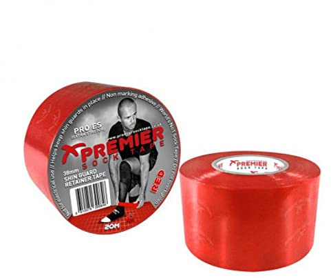 Shinguard Unisex – Schienbeinband, 38 mm, Rot, echtes Rot, Einheitsgröße