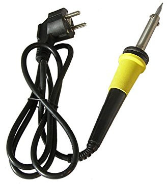 KEMOT LUT0024-2 - Saldatore manuale per saldatura o stagnazione, CE, 40 W, 220-240 V, colore: Nero