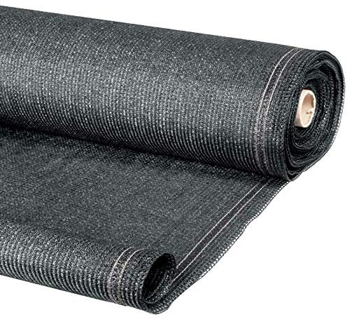 IDMarket - Brise Vue renforcé 1 x 10 M Gris 90 GR/m² Classique