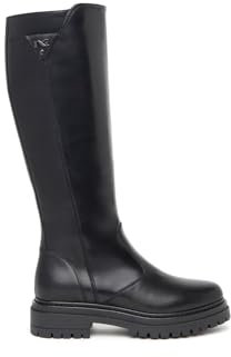 Nero Giardini I411837D Stivali Donna in Pelle - Nero 38