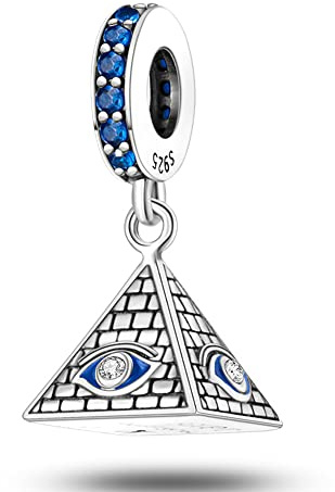 Pandach Charms Abalorios Colgante para mujer, plata de ley 925, compatible con pulseras y collares Pandora, compatible con pulseras europeas para mujeres y niñas