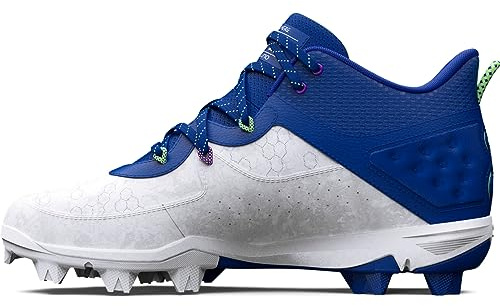 Under Armour Harper 8 Mid Rm Chaussures de baseball pour homme, (400) Bleu roi/blanc/bleu roi, 48.5 EU