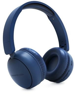 Energy Sistem Radiobeat Auriculares Bluetooth 5.4, 20h de batería, conexión multidispositivo, diseño Plegable, Radio FM, Micro SD MP3 Player, Asistente de Voz (Indigo)