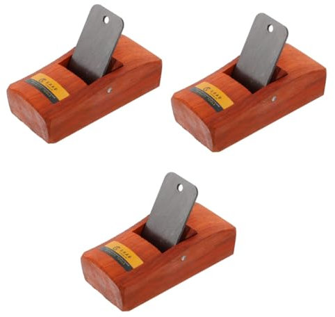 Hemobllo 3pezzi Pialla Per Falegnameria Legno Strumento Manuale Per Lavori Di Carpenteria Leggero e Pratico Per Piallatura Fina e Rifinitura
