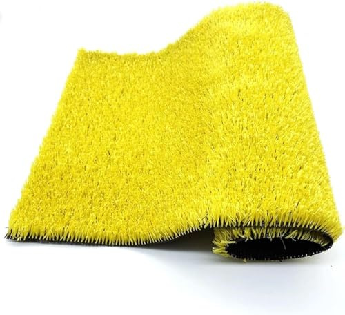 EPANO LXXW Gazon Synthétique Gazon Artificiel synthétique, Gazon synthétique Jaune Haute densité, décoration colorée for Jardin extérieur, Hauteur de 3 cm pour Jardin, terrasse, décoration(150x200cm)