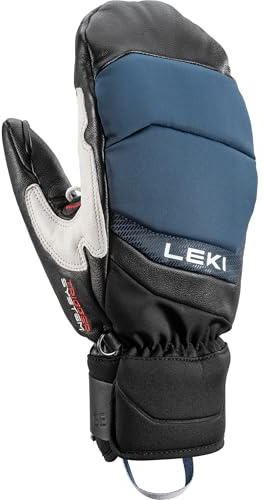 LEKI Unisex Griffin Base 3D Handschuhe, Black-Marine, 9.5