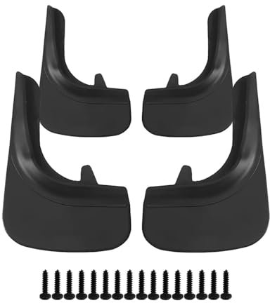 WXTIE 4 Pezzi Parafango, per Ford Transit Custom Van FWD 2012-2023 Auto Parafanghi Impermeabile Anteriore Posteriore Paraspruzzi Auto Accessori