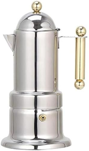 ZDDOUS Coffee Machine 200Ml 4 Cups Stainless Steel Coffee Pot Moka Coffee Maker Teapot Filter Automatic Coffee Machine Espresso Machine