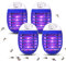 Professionale Lampada Antizanzare Elettrica, Atossica UV Anti Mosche (4 Pack), Zanzariera Elettrica da Interno per Casa Giardino Interno Cucina Soggiorno, Insetti Zanzare, Mosca, Falene