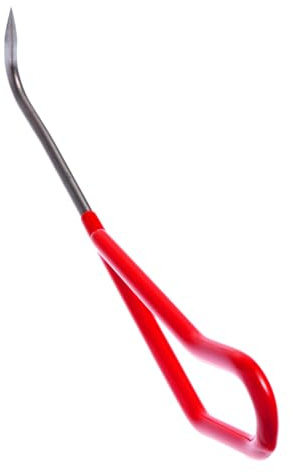 Hemobllo Diserbatrice Manuale in Acciaio Inox Gancio Un Artiglio per Rimozione Radici, Attrezzo da Giardino Portatile Ergonomico per Diserbo Giardino e Crepe, Leggero e Antiruggine Manico Comodo