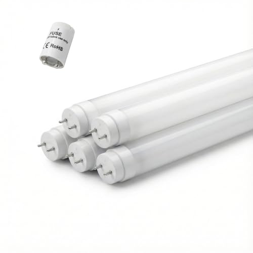 Glac Store® Tubi LED T8 G13 60/90/120/150 cm – Alta Efficienza, Luce Naturale 4000K o Fredda 6000K – Starter Incluso – 360° – Ufficio, Magazzino, Garage (5, 60 cm Luce Fredda 6000K)