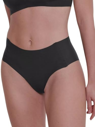 sloggi Zero Feel 2.0 High Waist, Biancheria Intima Donna, Black, S