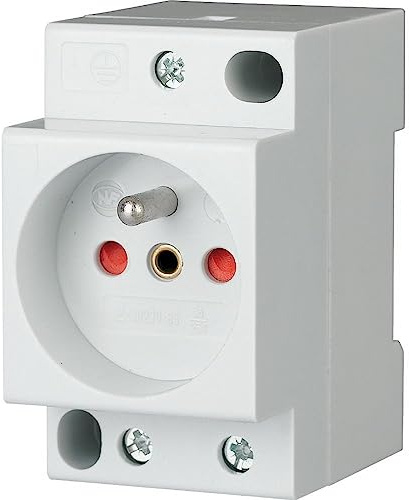 EATON 266876 - PRISE MODULAIRE - Blanc - PRISE SCHUKO - 16 A - 250V AC - Raccordement à vis (Z-SD230-BS)