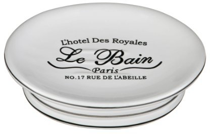 Premier Housewares Le Bain Soap Dish - White Ceramic