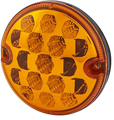 HELLA Valuefit 2Ba 357 028-021 Feu Clignotant - Led - 24/12V - Montage En Saillie/Vissé - Fiche: Extrémités De Câble Ouvertes - Quantité: 1