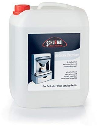 Schuemli Anticalcare Premium Disincrostante Speciale Decalcificante per Macchine Caffè e Espresso-Maschinen 1 x 1000 ML Liquido - 10 Litri