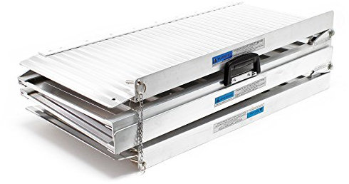 Wheelchair loading ramp Aluminum 2x foldable 183cm 270kg