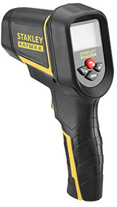STANLEY Fmht0-77422 Détecteur Thermique Gamme FATMAX- Détecteur Étanche - Écran LCD Rétroéclairé - Pointeur Laser - Prise De Mesure Sans Contact- Pile 9V
