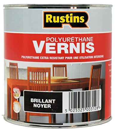 Rustin's – polyuretan glanslack för innerträ – valnöt – 1 l (POGW1000FR)