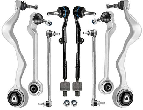 Frankberg 8x Bras de suspension Barre d'accouplement Barre de couplage Avant Compatibles avec E81 116 123 2006-2011 E87 118 120 2004-2012 E88 128 2007-2013 E82 125 M 2007-2013