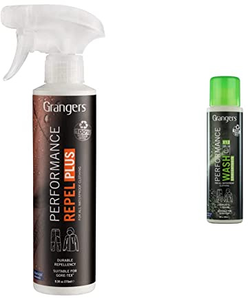 Grangers Performance Repel | 275ml Waterproof Spray | Durable Waterproofer for all Outdoor Clothing | Hiking | Waterproof Jacket | 100% Recycled