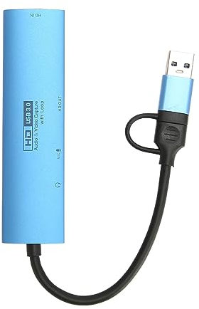 Scheda di Acquisizione Video 4K, Ingresso 4K a 30 Hz, Uscita 1080P a 60 Hz Tipo C USB 3.0 Ad Alta velocità, Scheda di Acquisizione Video HDMI 1080P per One per PS3 per PS5