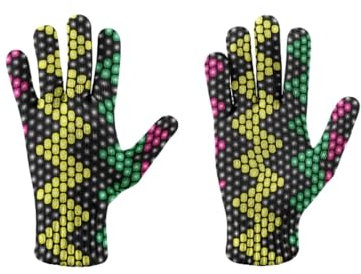 Thermo-Strickhandschuhe – Modischer Druck, Bunte Handschuhe, Touchscreen-Strickhandschuhe, Winter-Handschuhe Für Erwachsene, Herren Und Damen, Outdoor-Lauf-Einkaufshandschuhe, Stil 3, Einheitsgrö