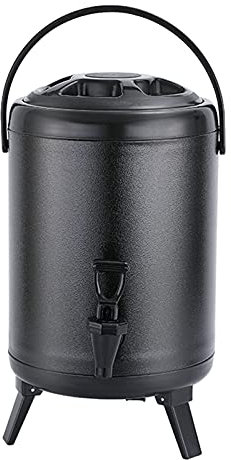 Wasserspender, Thermo-Getränkespender mit Wasserhahn, gewerbliche Catering-Urne für heiße Schokolade, Kaffee, Milch, Glühwein, Heißwasserspender für Zuhause, Party, Picknick, 6 Stunden warm halten