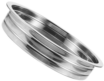 COLLBATH Metal Communion Plate Stainless Steel Religious Plate for Table Decor Pie Pan Perfect for Church Home