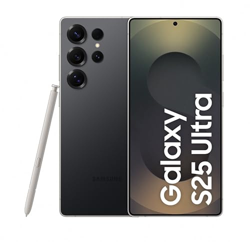 Samsung Galaxy S25 Ultra 5G AI Smartphone (Titanio Negro, 12 GB RAM, 512 GB Almacenamiento), Cámara 200 MP, S Pen Incluido, Batería Larga Duración (Reacondicionado)