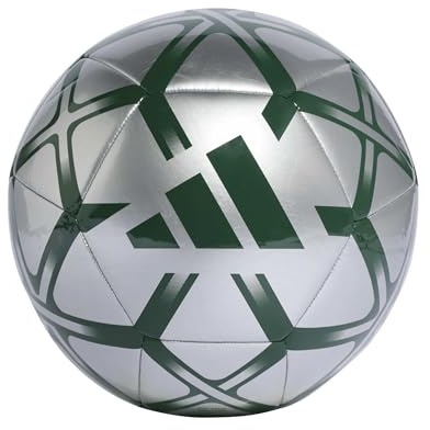 adidas Unisex - Adulto Starlancer Club Ball Recreation Ball, silver met./dark green, 5