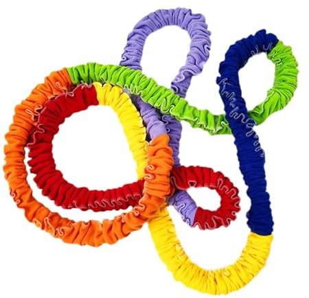 Perfeclan Elastic Cooperative Stretch Band Ejercicio Band de Educación temprana Juguete Dinámico de Movimiento Dinámico Proporro para el Gimnasio para, 6m