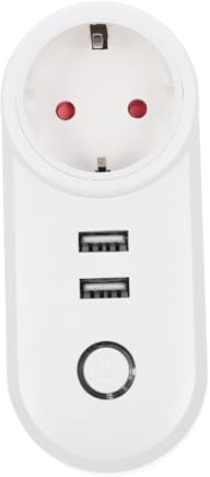 Angoily Wlan-steckdose Mit Zwei Usb-anschlüssen Smart-steckdose Für Zuhause Fernsteuerung Per Smartphone Einfache Bedienung Und Hohe Zuverlässigkeit