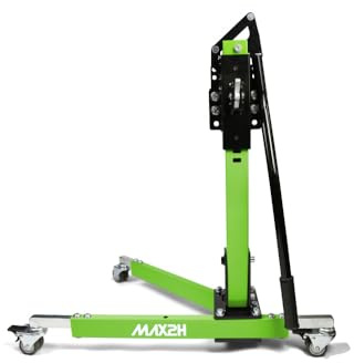 MAX2H Zentralständer Grundständer mit Rollen – grün – Profi Reifenmontage Motorrad
