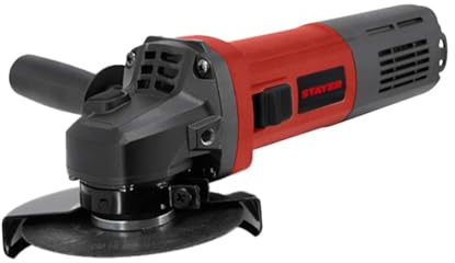 Amoladora mini SAB 1000 B STAYER, 1000W Ø115mm; doble blindaje anti abrasión; empuñadura 2 posiciones.
