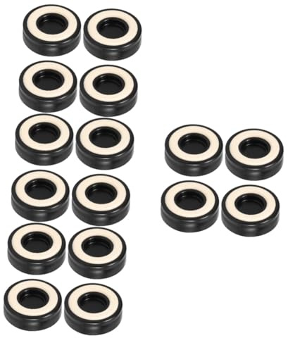 DOITOOL 16 Pièces Protège de Chaise Antidérapants Noir Couvre Jambes Robustes pour Meubles Protège Sols et Réduit Bruit Accessoires pour Chaise et Table