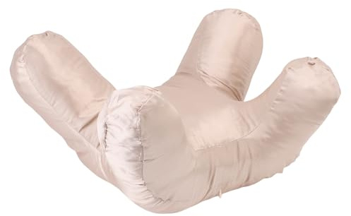 SIXRUN Almohada Facial Almohada para Dormir de Lado Ligera Suave Almohada Facial de Apoyo para Dormir de Lado y Boca Abajo (GOLD)