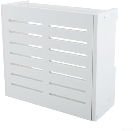 Eawfgtuw Organizador de caja WiFi de montaje en pared con sistema de gestión de cables, soporte para decodificador y accesorios de TV (D)