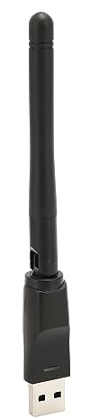 Ticfox Adaptador WiFi USB Adaptador de Tarjeta de Red inalámbrica de Alta Velocidad de 150 Mbps con Antena integrada para computadora portátil de Escritorio Linux OS X Android ABS