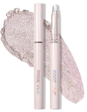 Clawrex ögonskuggspenna, glitter ögonskuggspenna, pärlglans Crayon Eyeshadow Pencil, ögonmakeup (08 #Frosty)